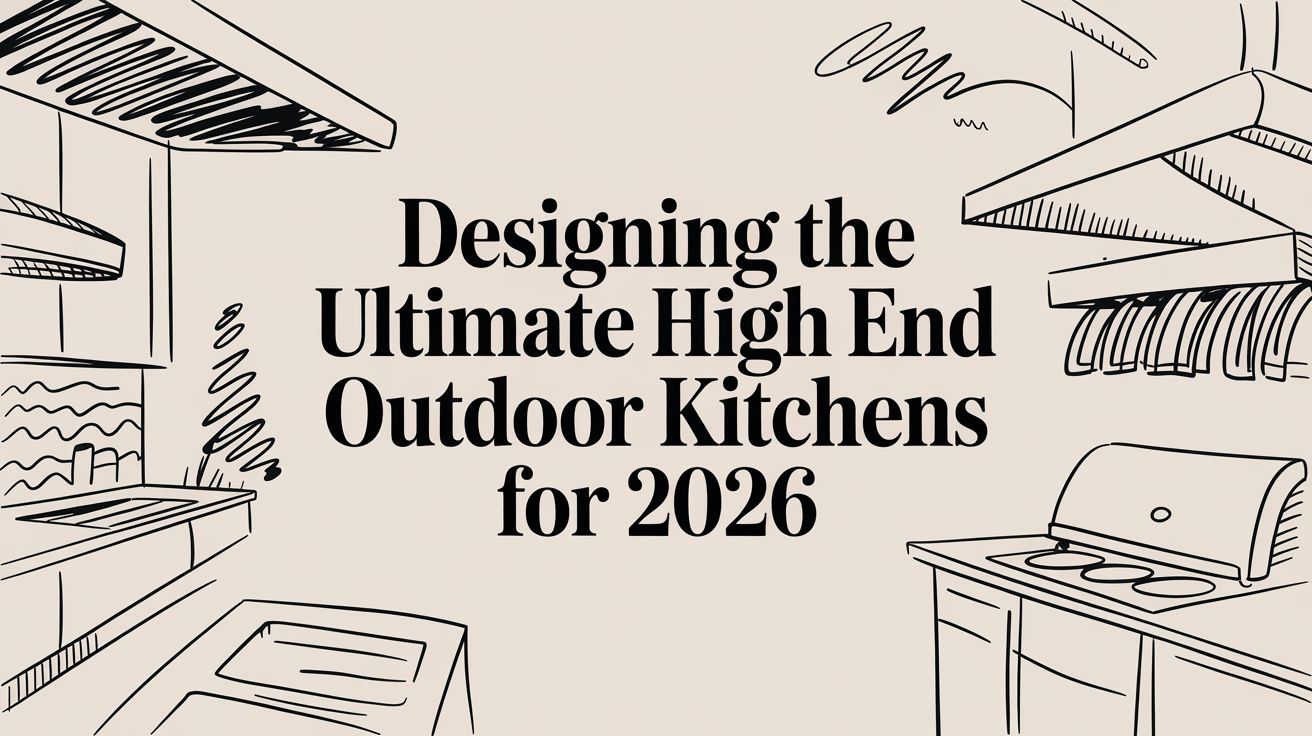 Designing the Ultimate High End Outdoor Kitchens for 2026 – Blanc Haute ...