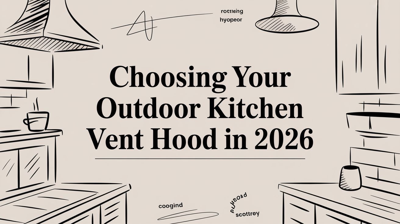 Choosing Your Outdoor Kitchen Vent Hood in 2026 – Blanc Haute Luxury ...