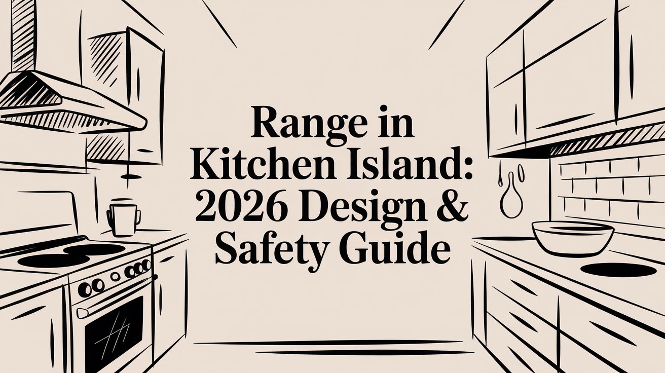 Range in Kitchen Island: 2026 Design & Safety Guide – Blanc Haute ...