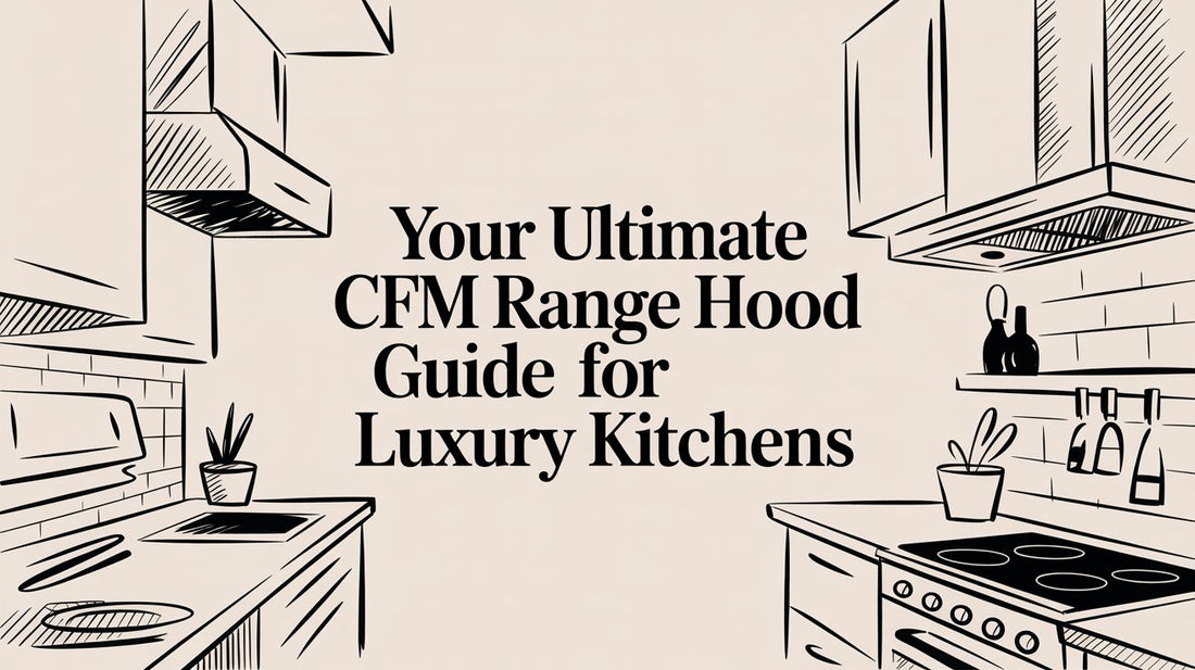 Your Ultimate CFM Range Hood Guide for Luxury Kitchens