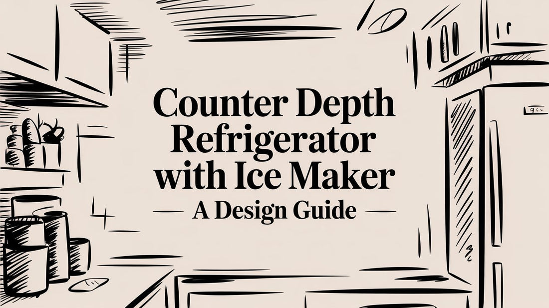 Counter Depth Refrigerator with Ice Maker: A Design Guide