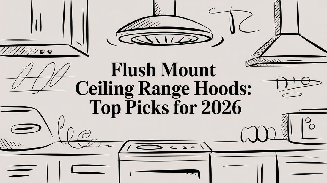 Flush Mount Ceiling Range Hoods: Top Picks for 2026