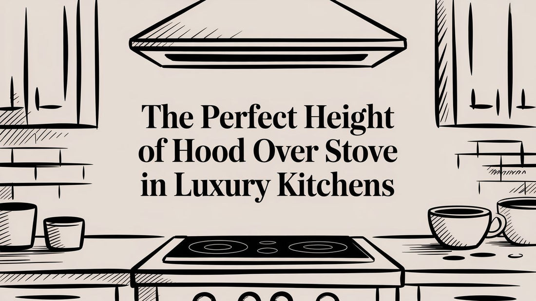 The Perfect Height of Hood Over Stove in Luxury Kitchens