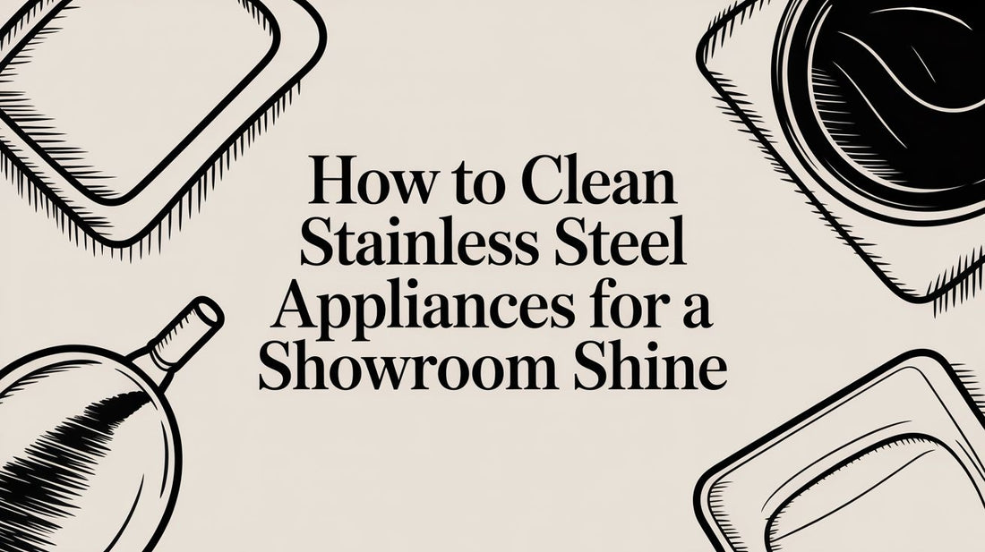 How to Clean Stainless Steel Appliances for a Showroom Shine