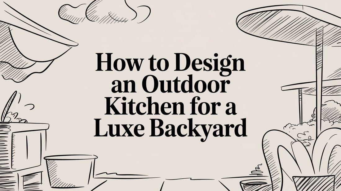 How to Design an Outdoor Kitchen for a Luxe Backyard