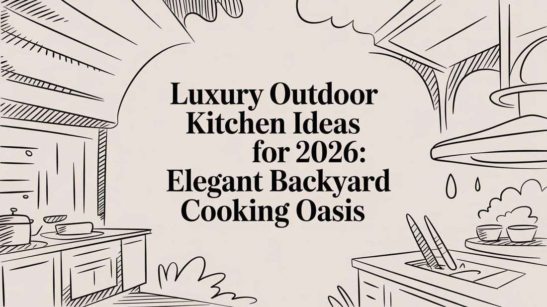 Luxury Outdoor Kitchen Ideas for 2026: Elegant Backyard Cooking Oasis