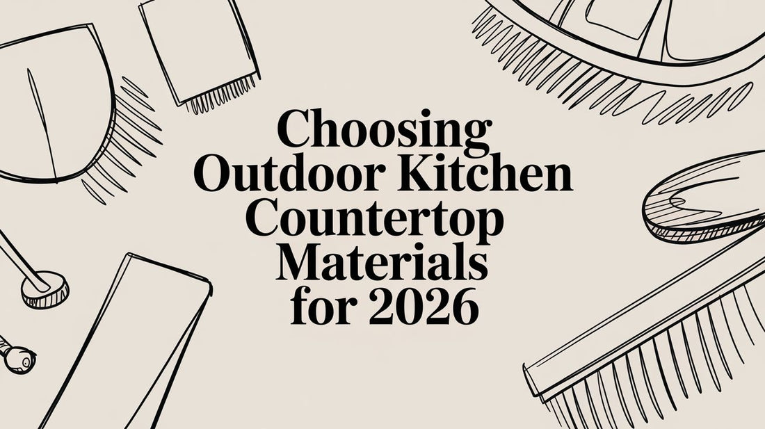 Choosing Outdoor Kitchen Countertop Materials for 2026