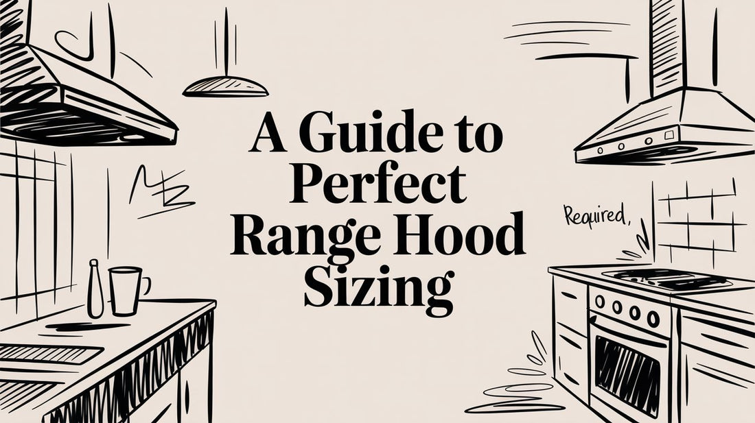 A Guide to Perfect Range Hood Sizing
