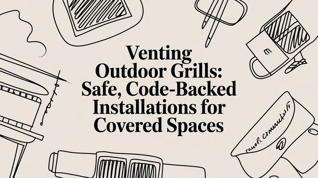Venting Outdoor Grills: Safe, Code-Backed Installations for Covered Spaces