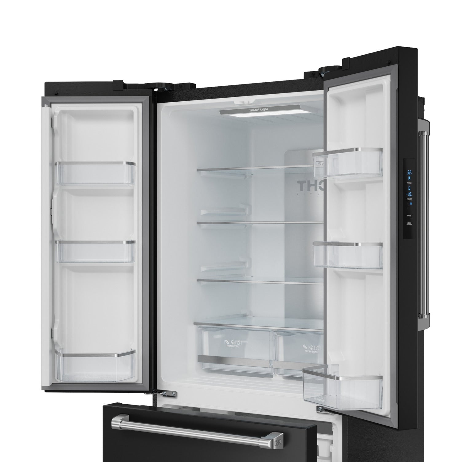 Gordon Ramsay Series 30" French Door Refrigerator in Black/Stainless Steel (RF3017FFD00-SS)
