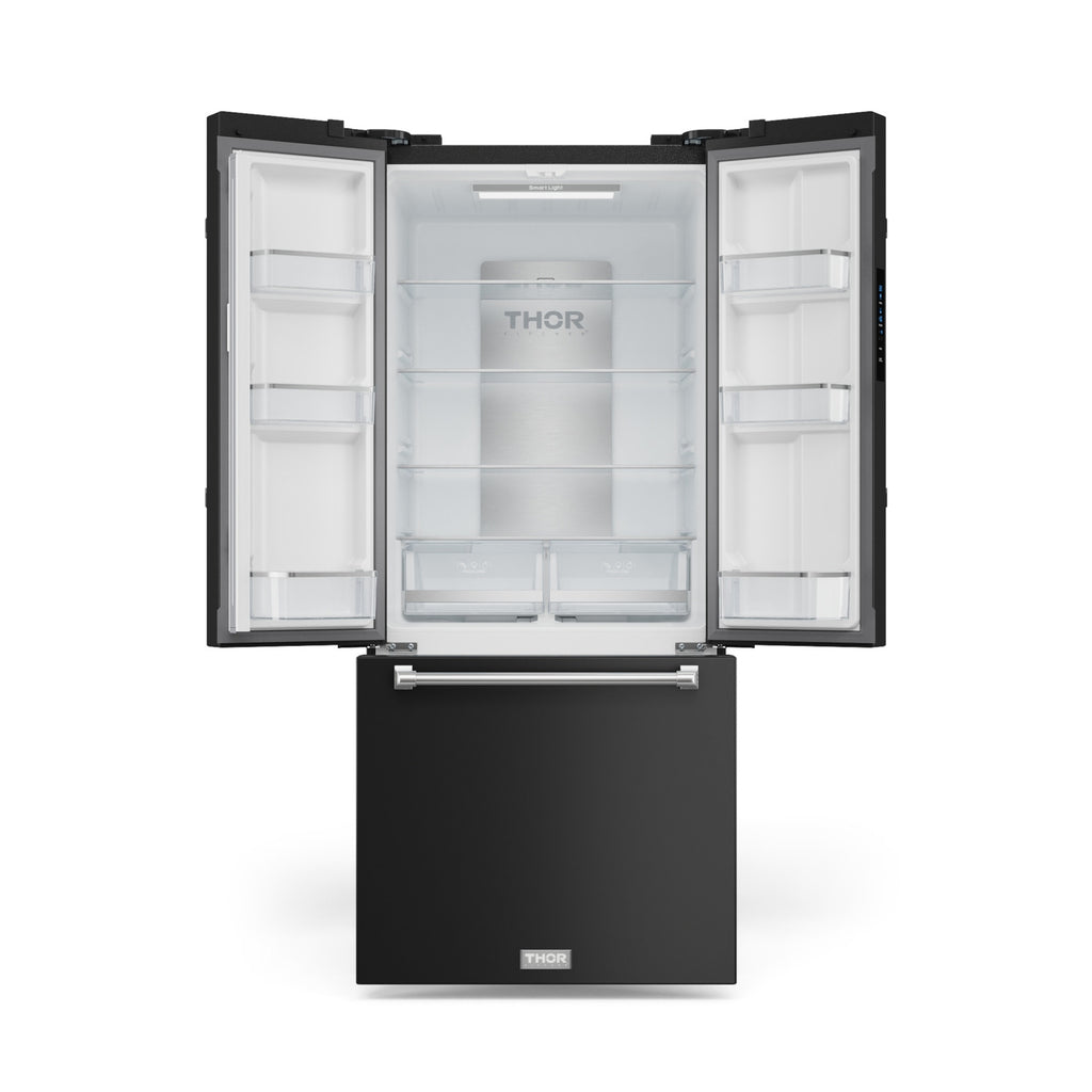 Gordon Ramsay Series 30" French Door Refrigerator in Black/Stainless Steel (RF3017FFD00-SS)