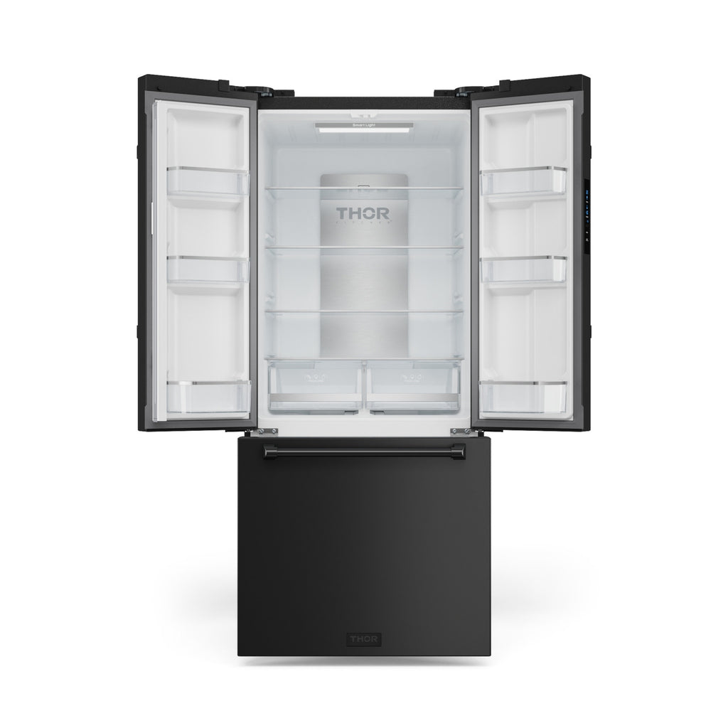 Gordon Ramsay Series 30" French Door Refrigerator in Black (RF3017FFD00)