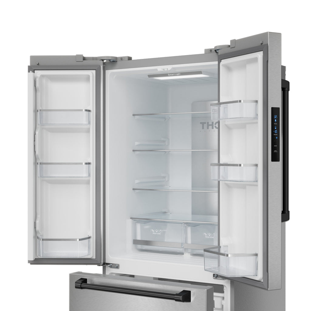Gordon Ramsay Series 30" French Door Refrigerator in Black/Stainless Steel (RF3017FFD99-BLK)