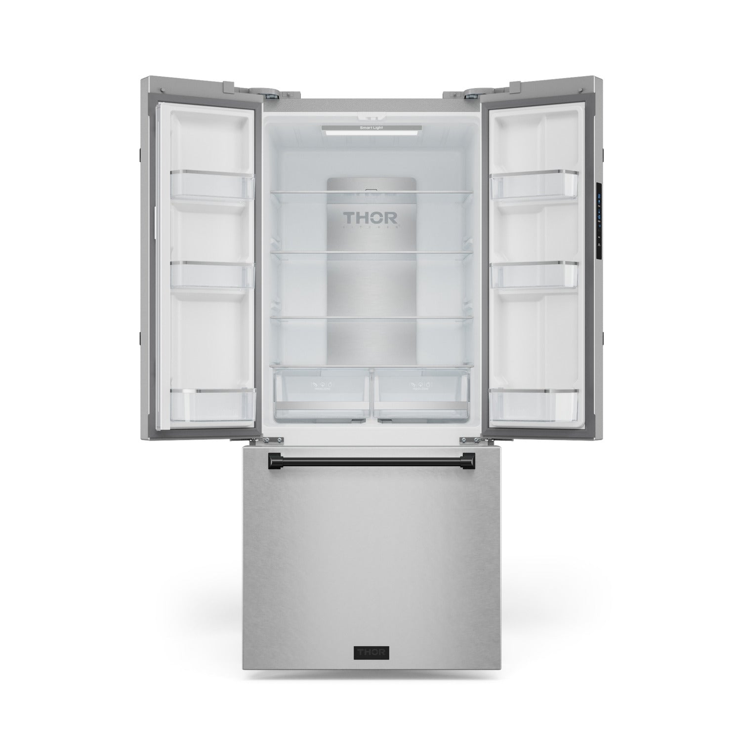 Gordon Ramsay Series 30" French Door Refrigerator in Black/Stainless Steel (RF3017FFD99-BLK)