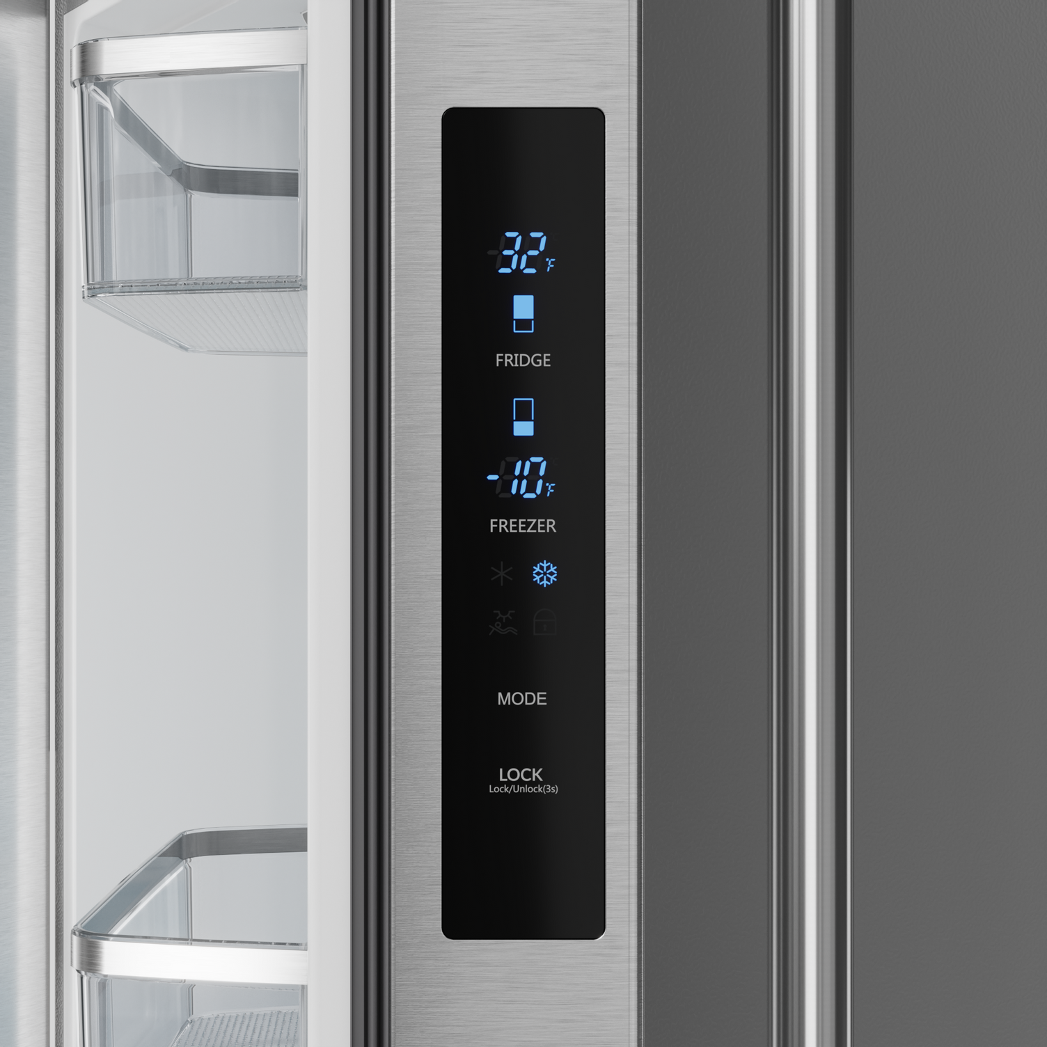 Gordon Ramsay Series 30" French Door Refrigerator in Stainless Steel (RF3017FFD99)