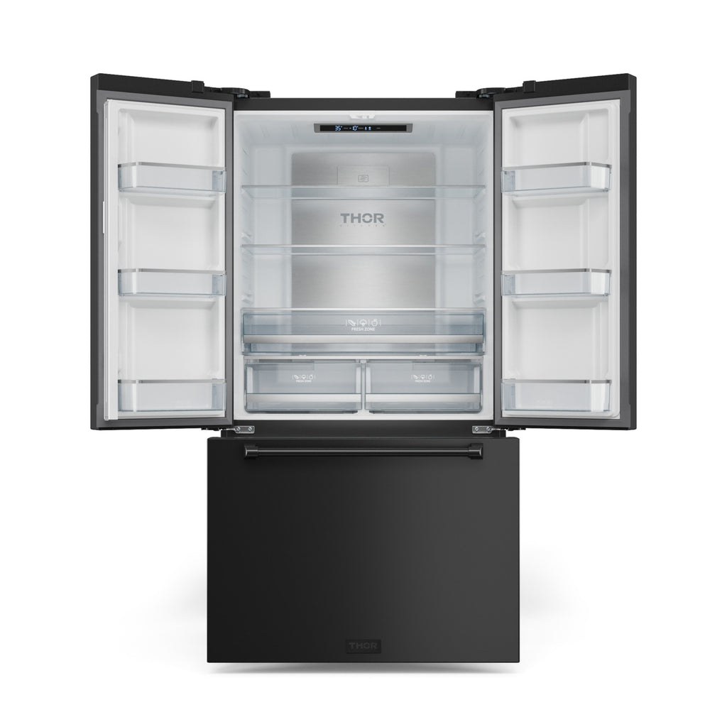 Gordon Ramsay Series 36" French Door Refrigerator in Black (RF3621CTD00)