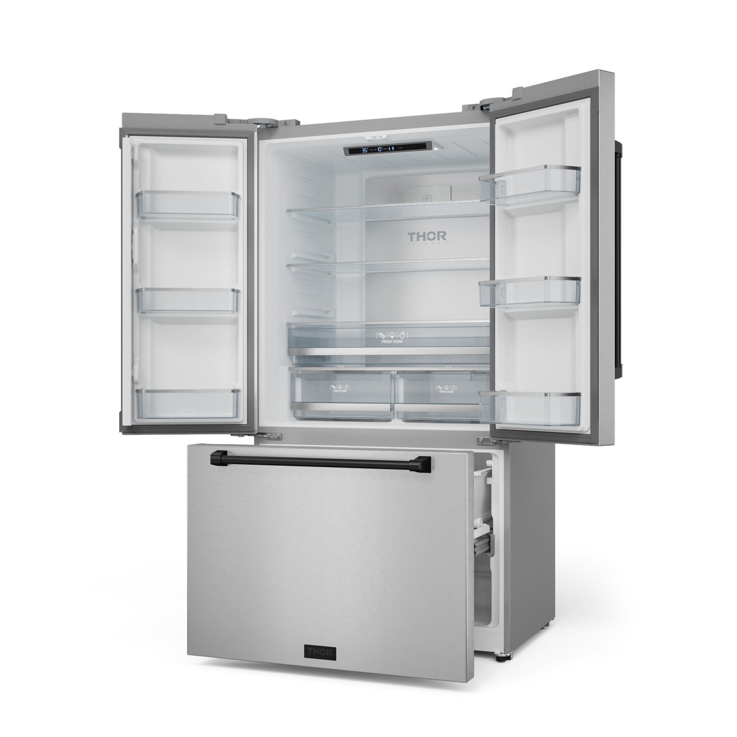 Gordon Ramsay Series 36" French Door Refrigerator in Stainless Steel/Black (RF3621CTD99-BLK)