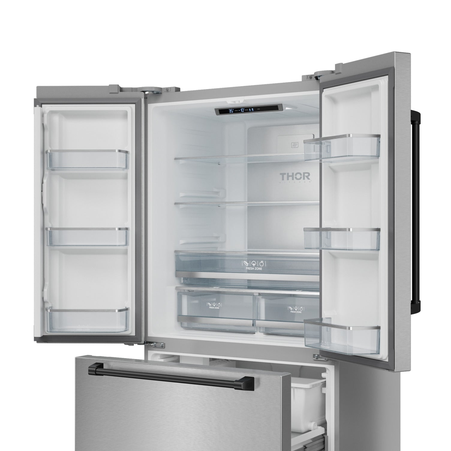 Gordon Ramsay Series 36" French Door Refrigerator in Stainless Steel/Black (RF3621CTD99-BLK)