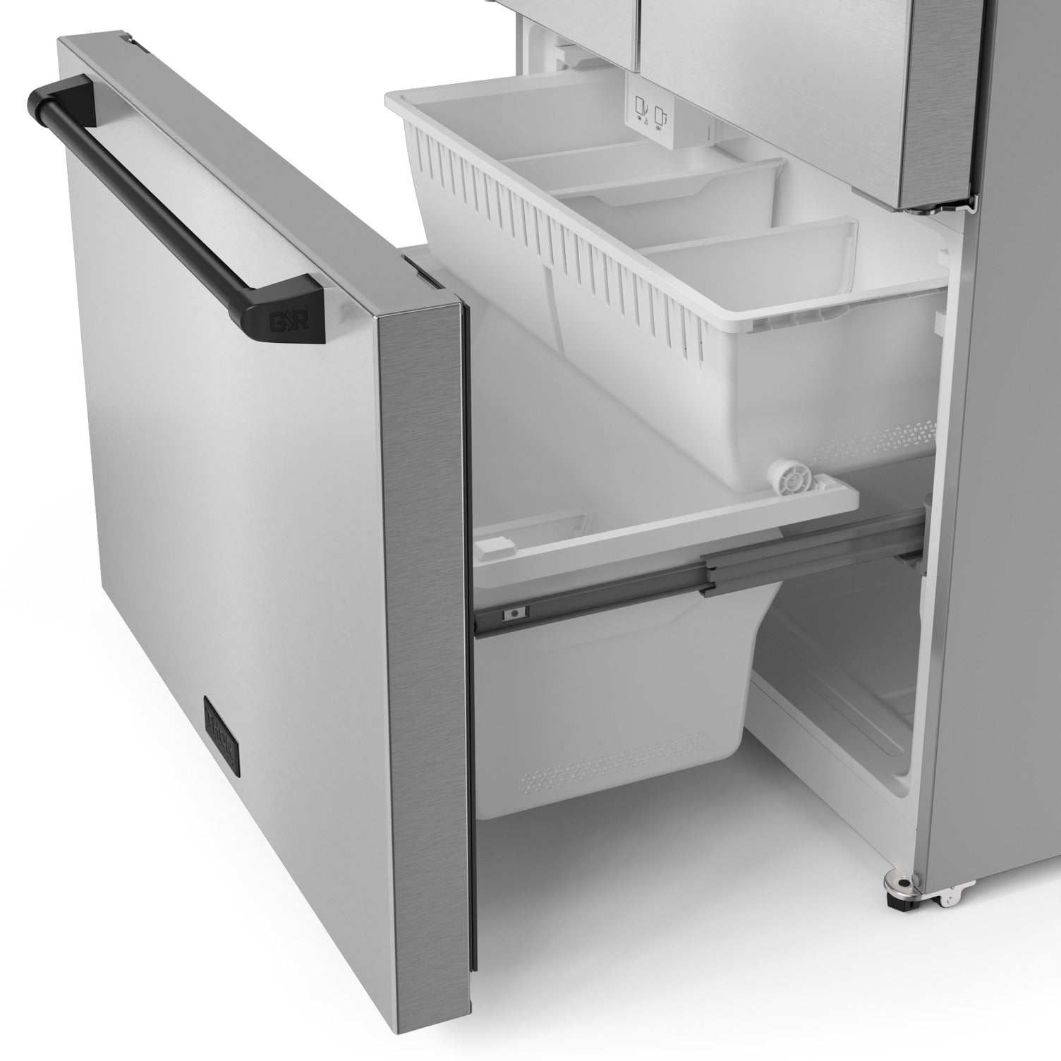 Gordon Ramsay Series 36" French Door Refrigerator in Stainless Steel/Black (RF3621CTD99-BLK)