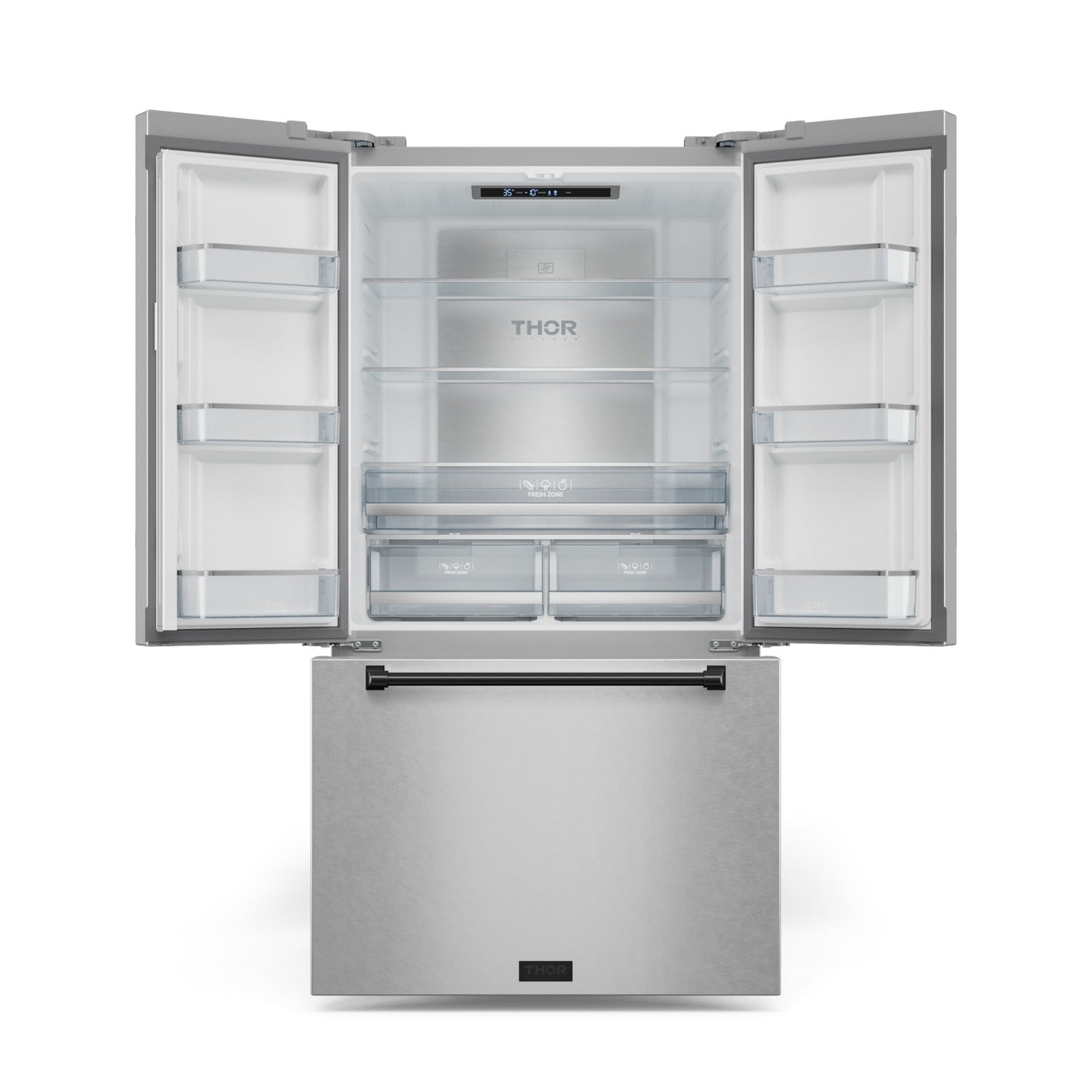 Gordon Ramsay Series 36" French Door Refrigerator in Stainless Steel/Black (RF3621CTD99-BLK)