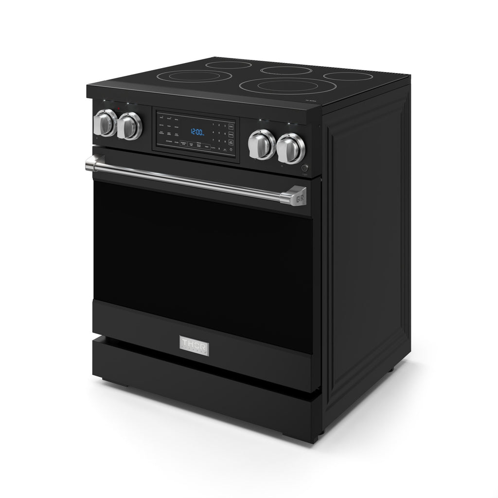 Gordon Ramsay Series 30" Electric Range in Black/Stainless Steel (RSE30B-SS)