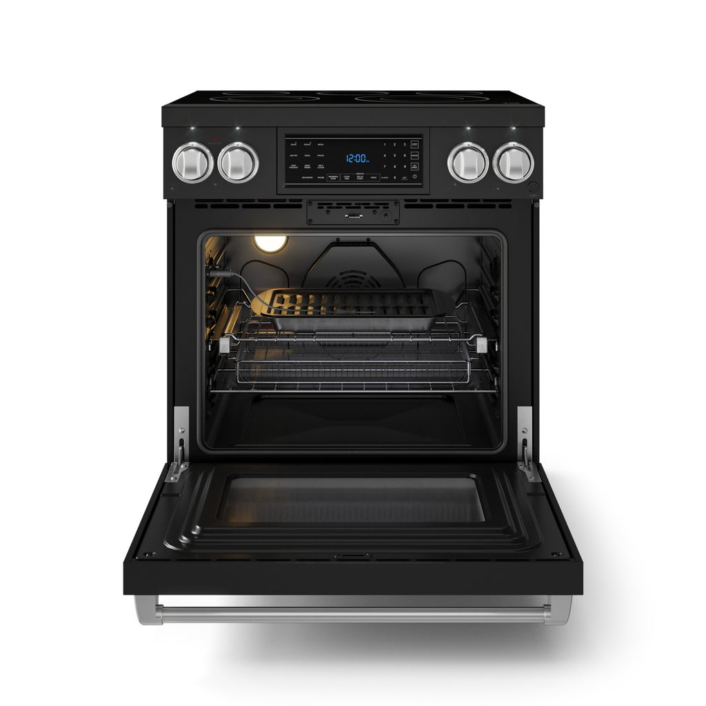 Gordon Ramsay Series 30" Electric Range in Black/Stainless Steel (RSE30B-SS)