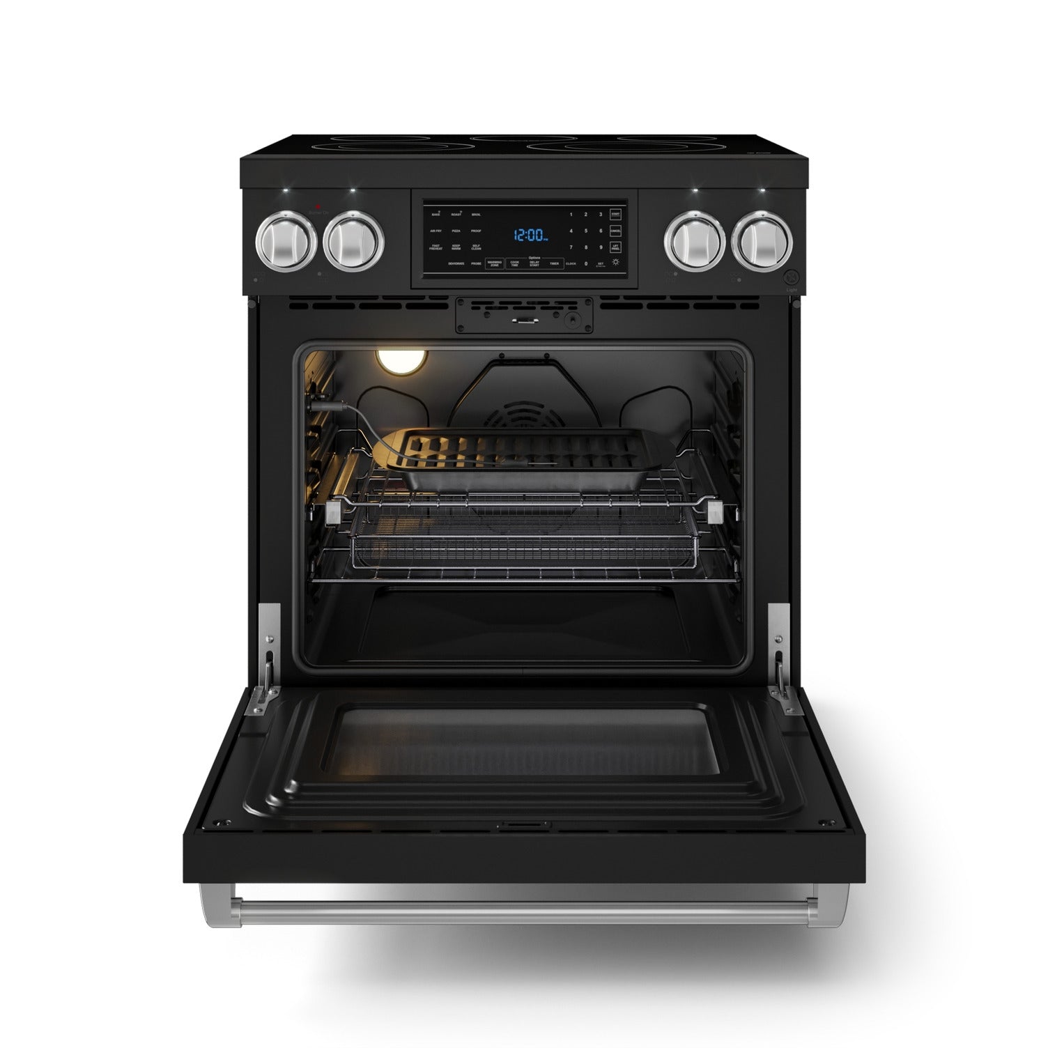 Gordon Ramsay Series 30" Electric Range in Black/Stainless Steel (RSE30B-SS)