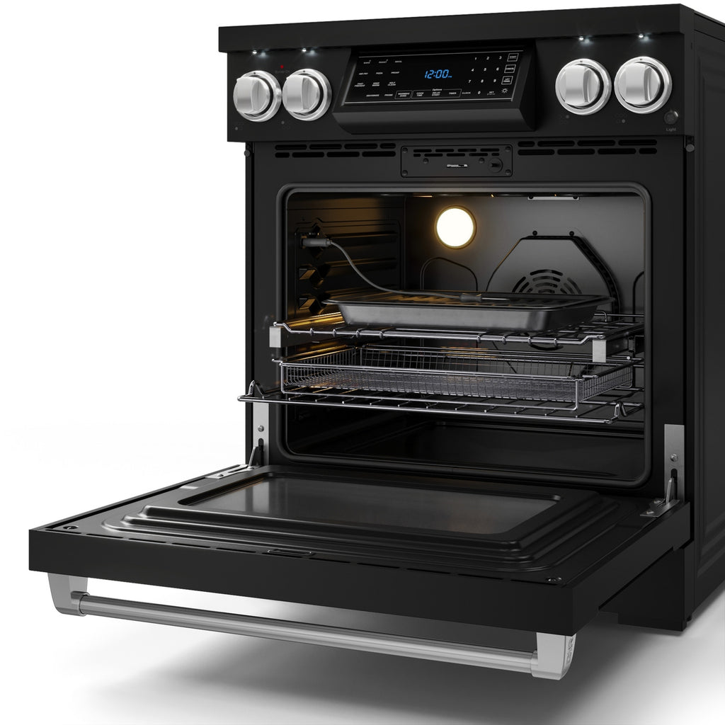 Gordon Ramsay Series 30" Electric Range in Black/Stainless Steel (RSE30B-SS)