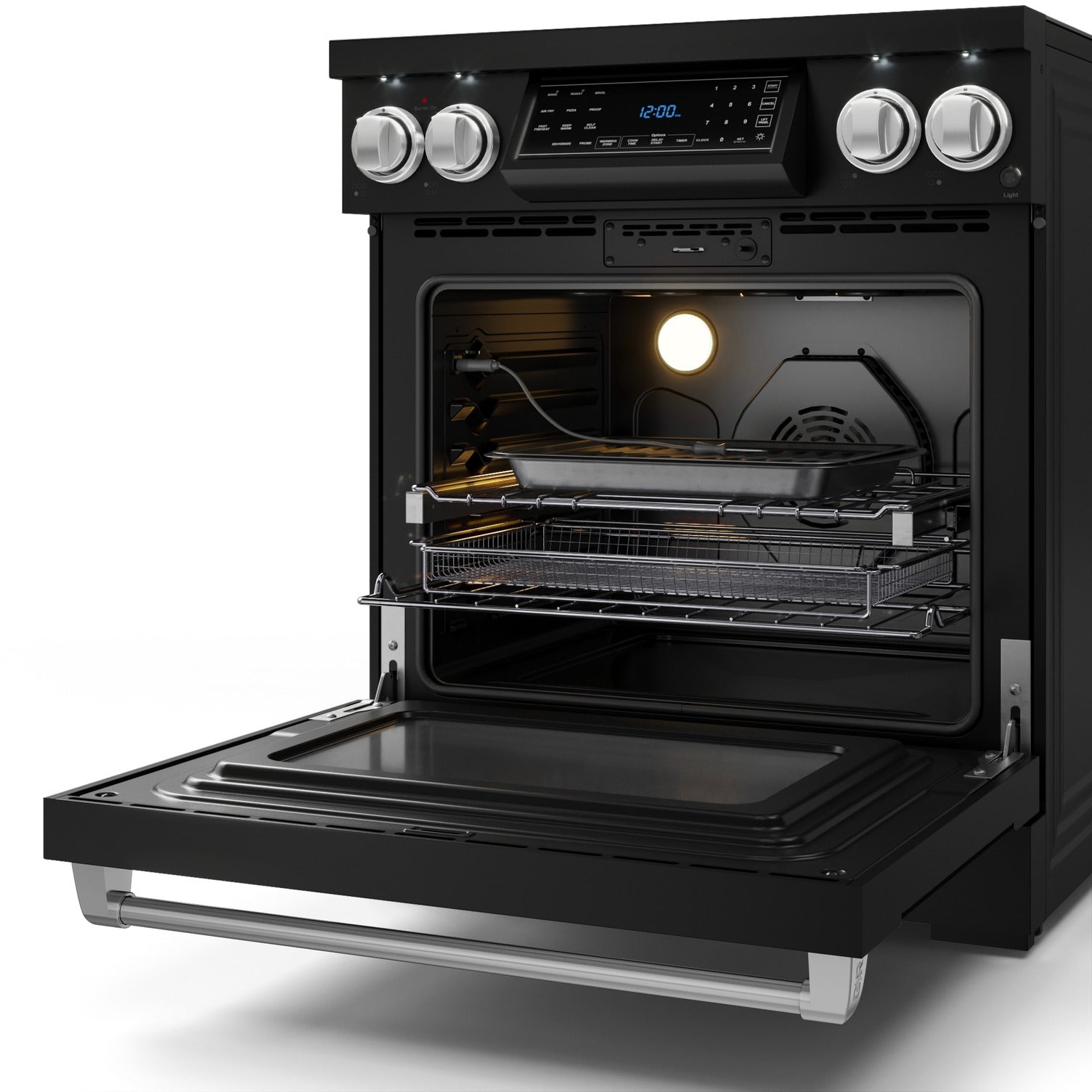 Gordon Ramsay Series 30" Electric Range in Black/Stainless Steel (RSE30B-SS)