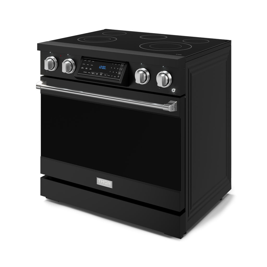 Gordon Ramsay Series 36" Electric Range in Black/Stainless Steel (RSE36B-SS)