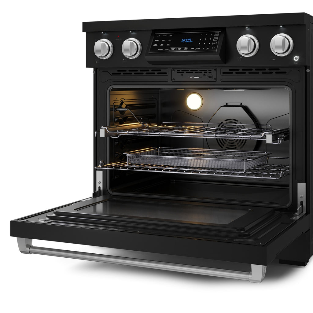 Gordon Ramsay Series 36" Electric Range in Black/Stainless Steel (RSE36B-SS)