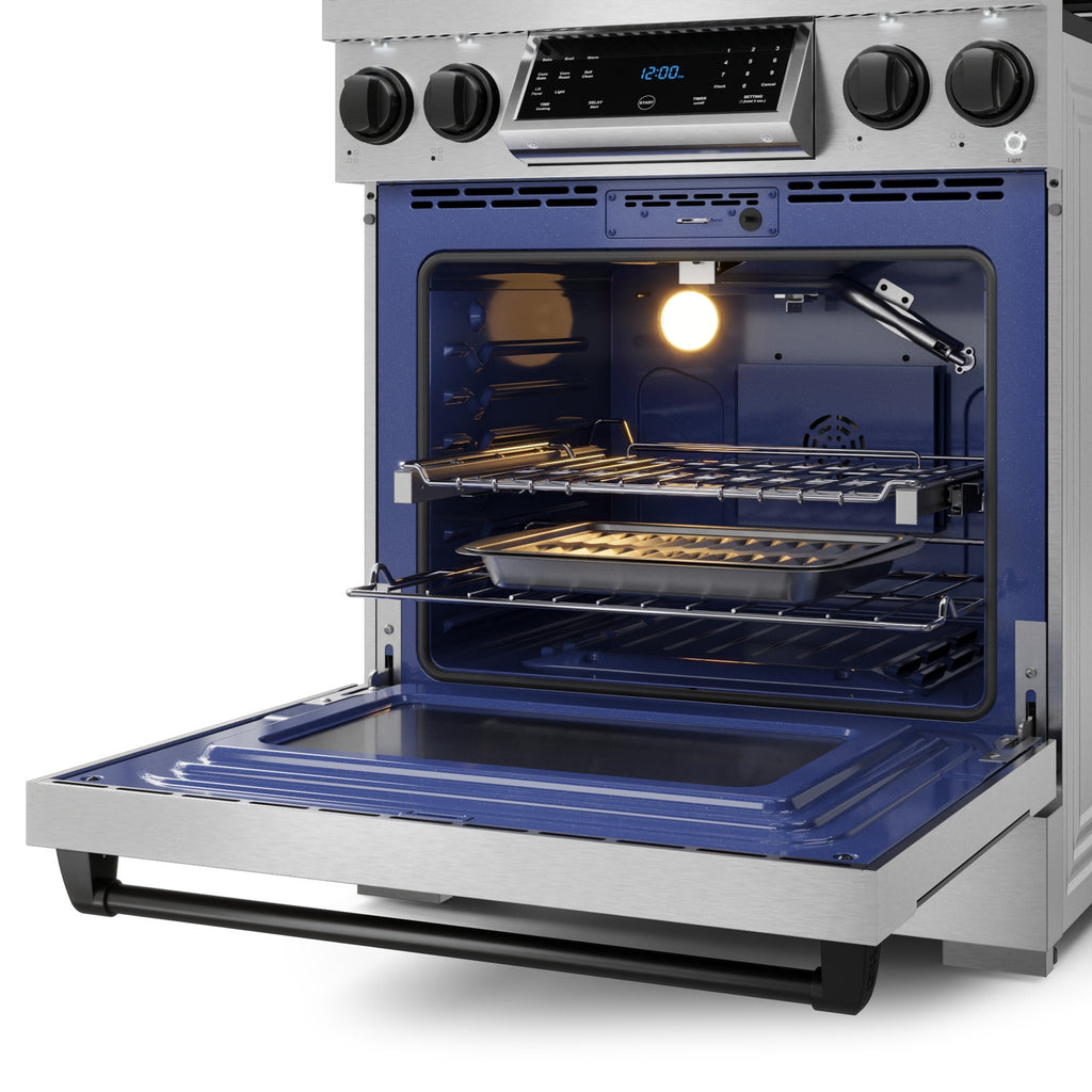 Gordon Ramsay Series 30" Gas Range in Stainless Steel/Black in LP (RSG30LP-BLK)