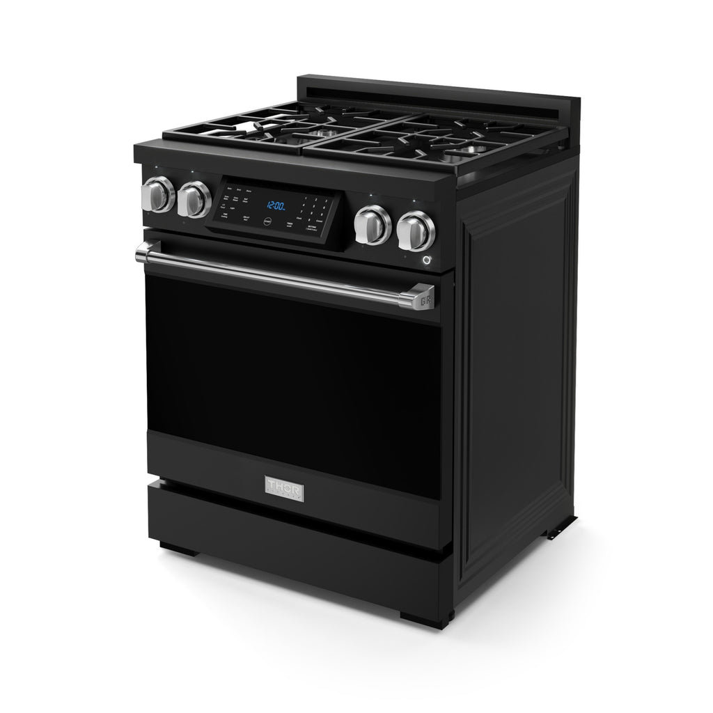 Gordon Ramsay Series 30" Gas Range in Black/Stainless Steel (RSG30B-SS)