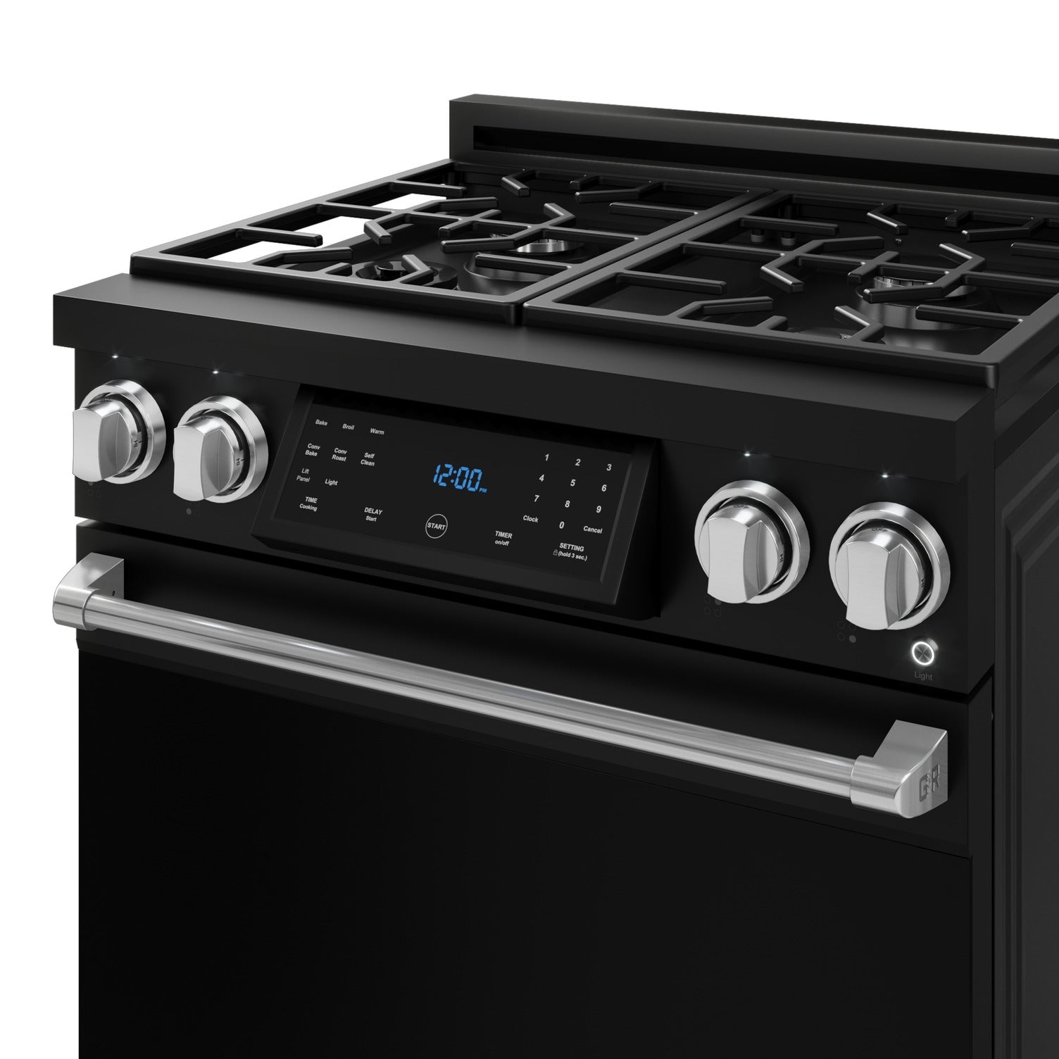 Gordon Ramsay Series 30" Gas Range in Black/Stainless Steel in LP (RSG30BLP-SS)