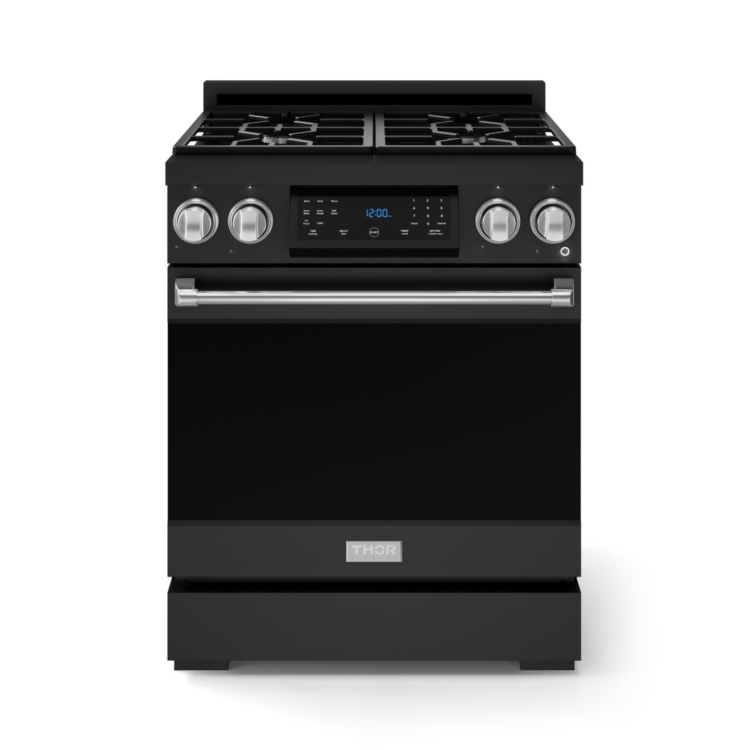 Gordon Ramsay Series 30" Gas Range in Black/Stainless Steel (RSG30B-SS)