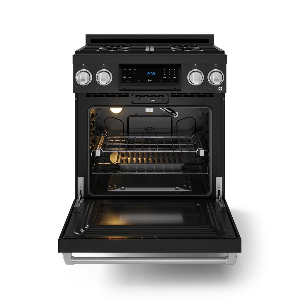 Gordon Ramsay Series 30" Gas Range in Black/Stainless Steel in LP (RSG30BLP-SS)