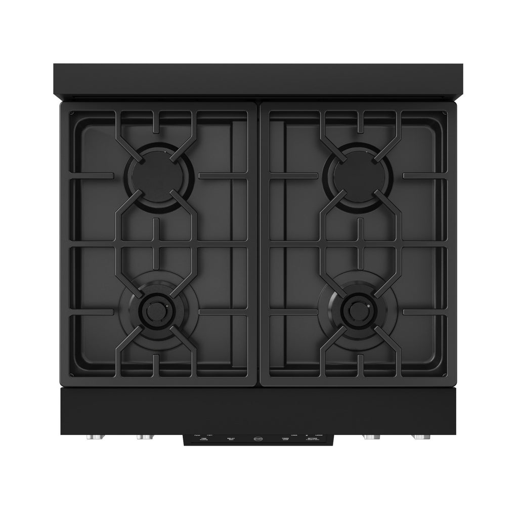 Gordon Ramsay Series 30" Gas Range in Black/Stainless Steel in LP (RSG30BLP-SS)