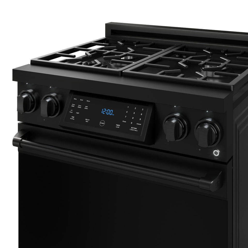 Gordon Ramsay Series 30" Gas Range in Black in LP (RSG30BLP)