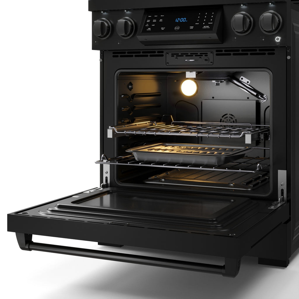 Gordon Ramsay Series 30" Gas Range in Black (RSG30B)