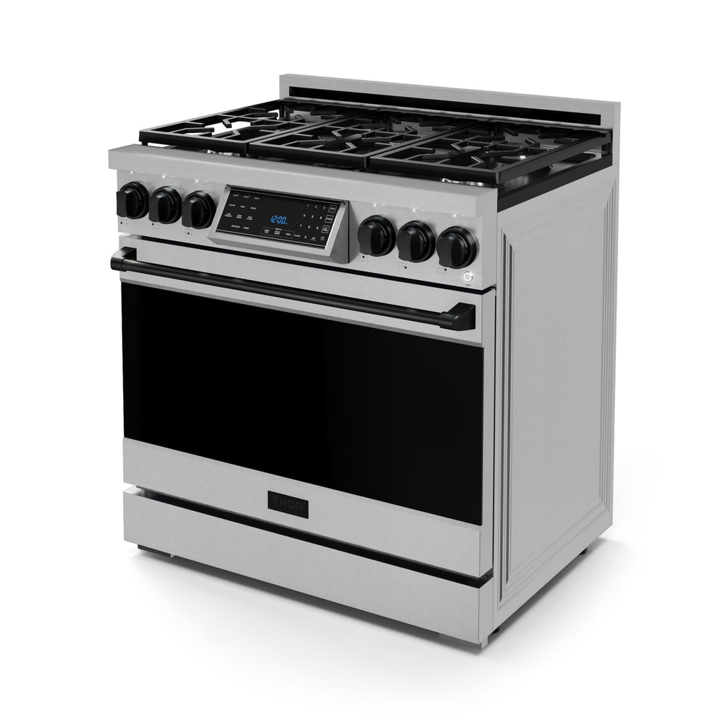 Gordon Ramsay Series 36" Gas Range in Stainless Steel/Black (RSG36-BLK)