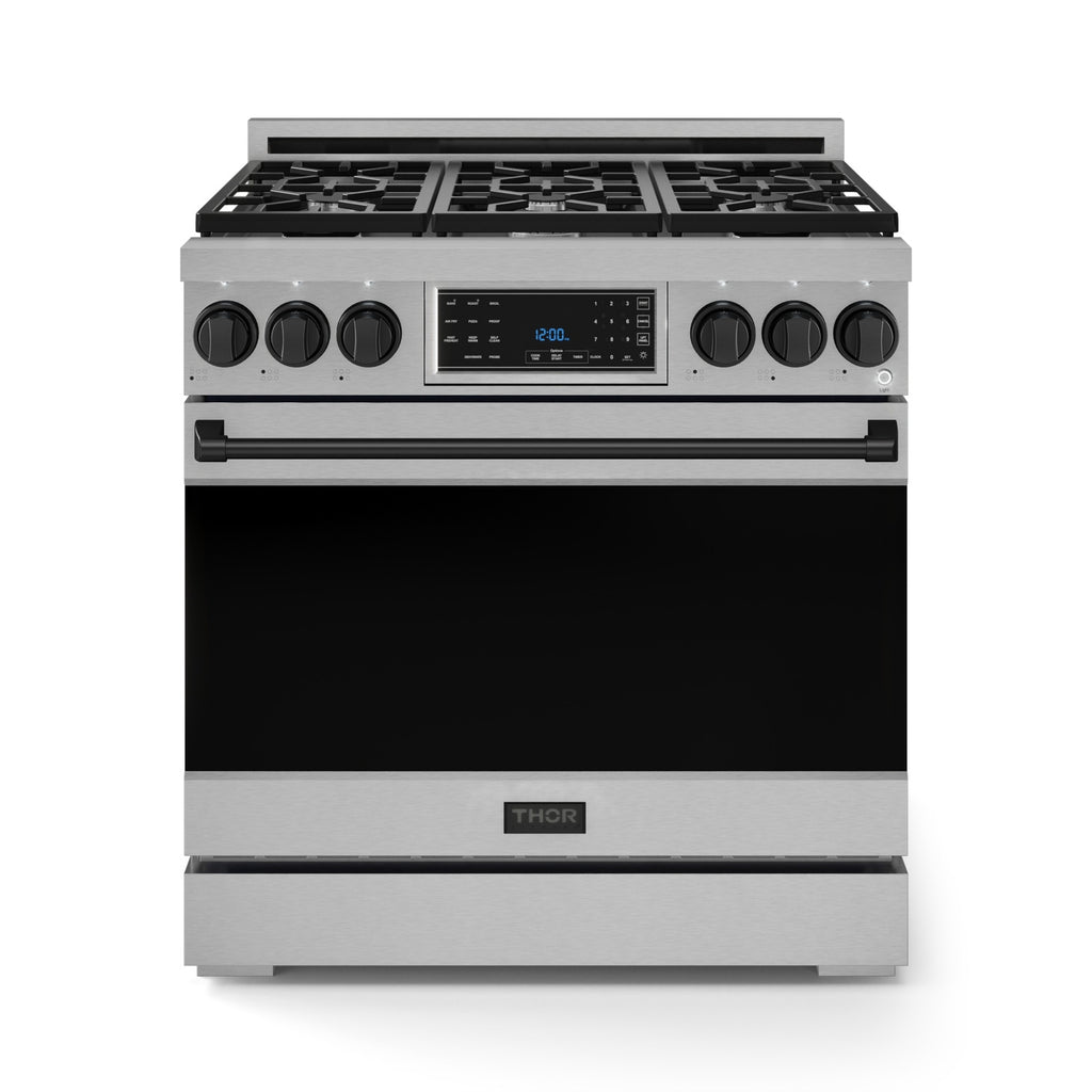 Gordon Ramsay Series 36" Gas Range in Stainless Steel/Black (RSG36-BLK)