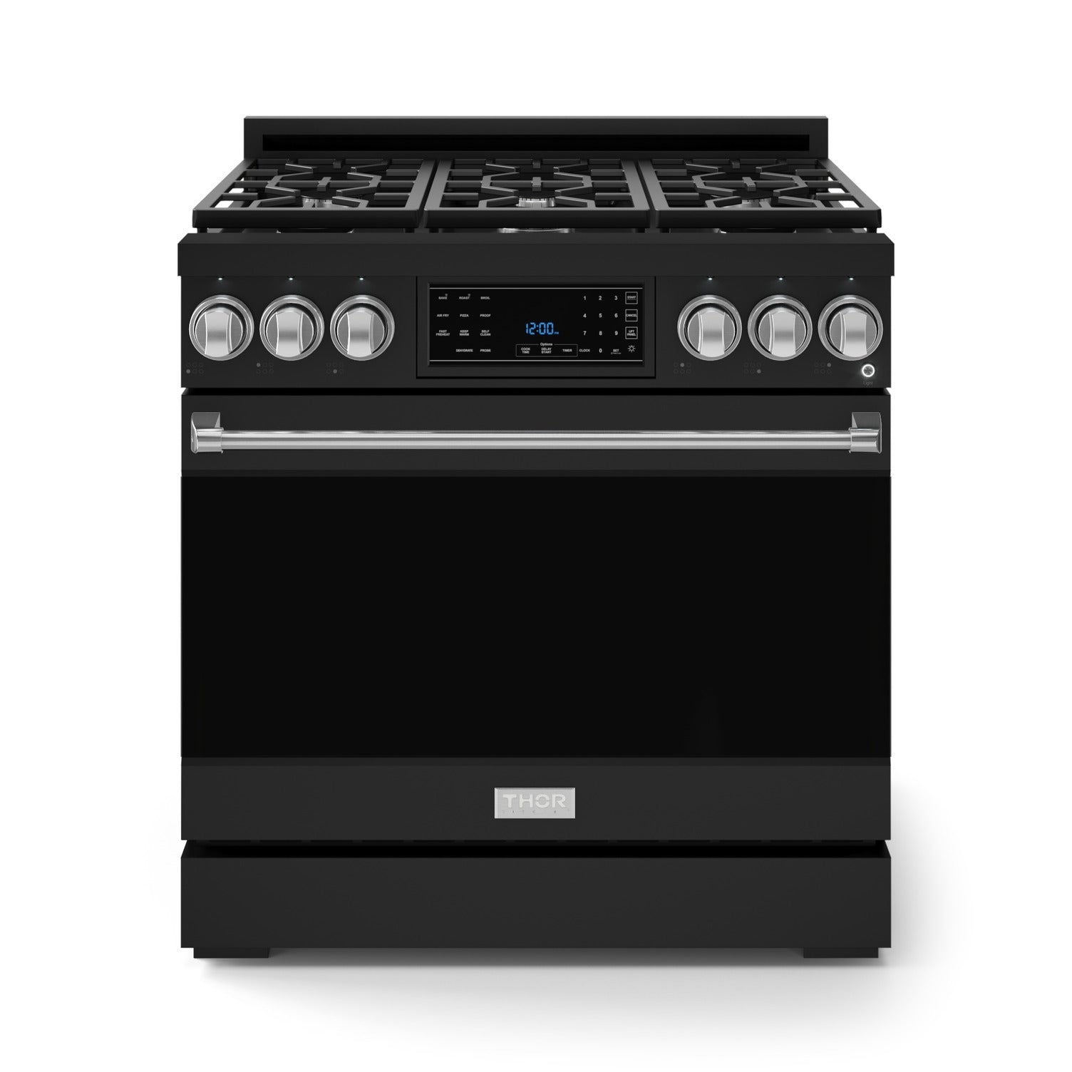 Gordon Ramsay Series 36" Gas Range in Black/Stainless Steel (RSG36B-SS)