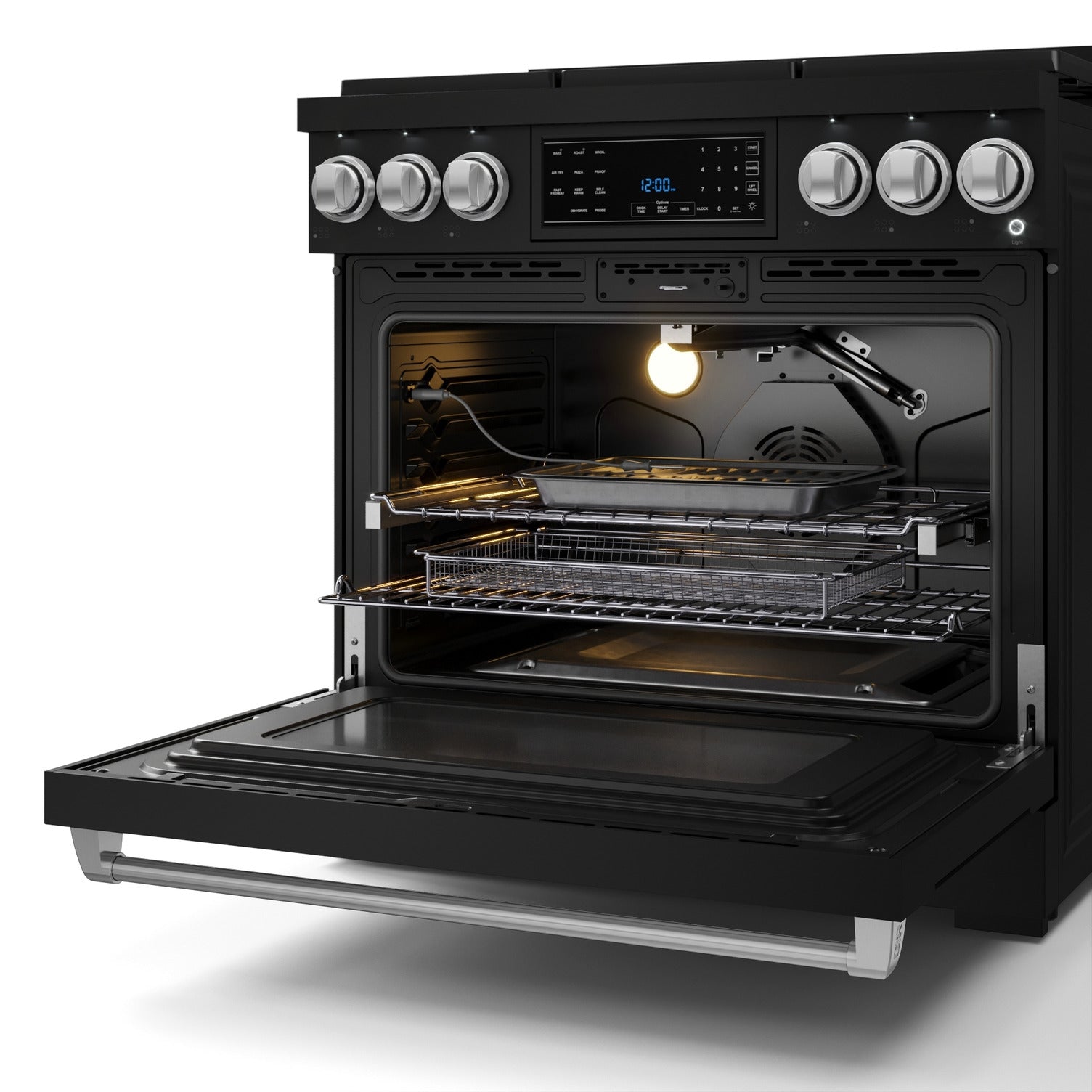 Gordon Ramsay Series 36" Gas Range in Black/Stainless Steel (RSG36B-SS)