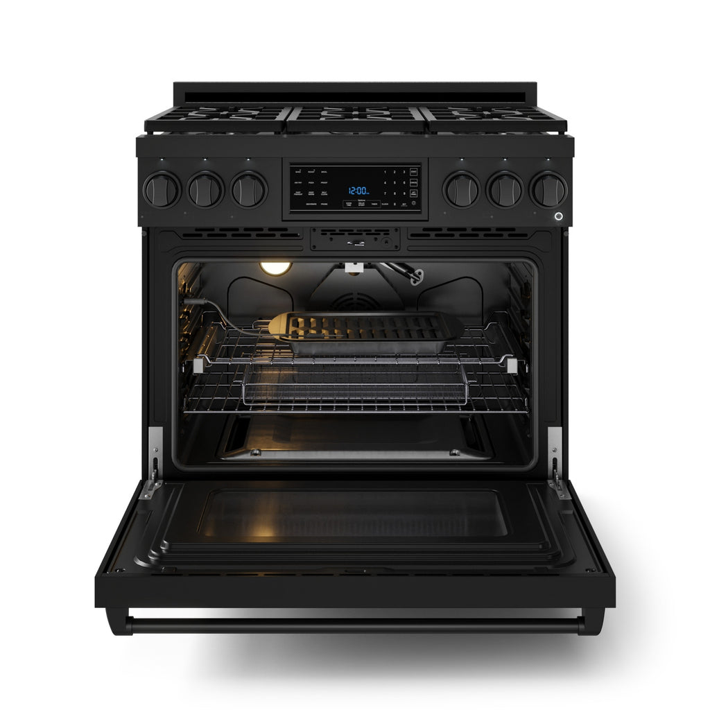 Gordon Ramsay Series 36" Gas Range in Black in LP (RSG36BLP)
