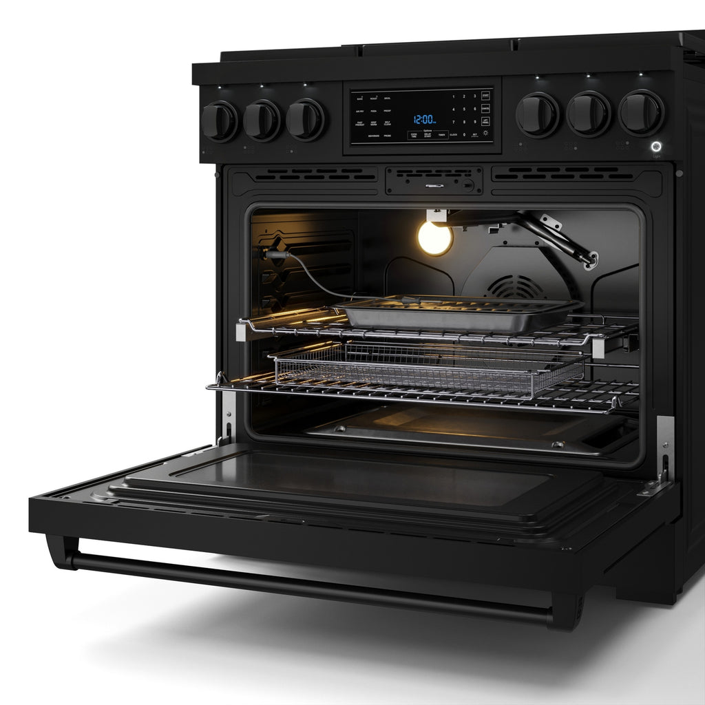 Gordon Ramsay Series 36" Gas Range in Black (RSG36B)