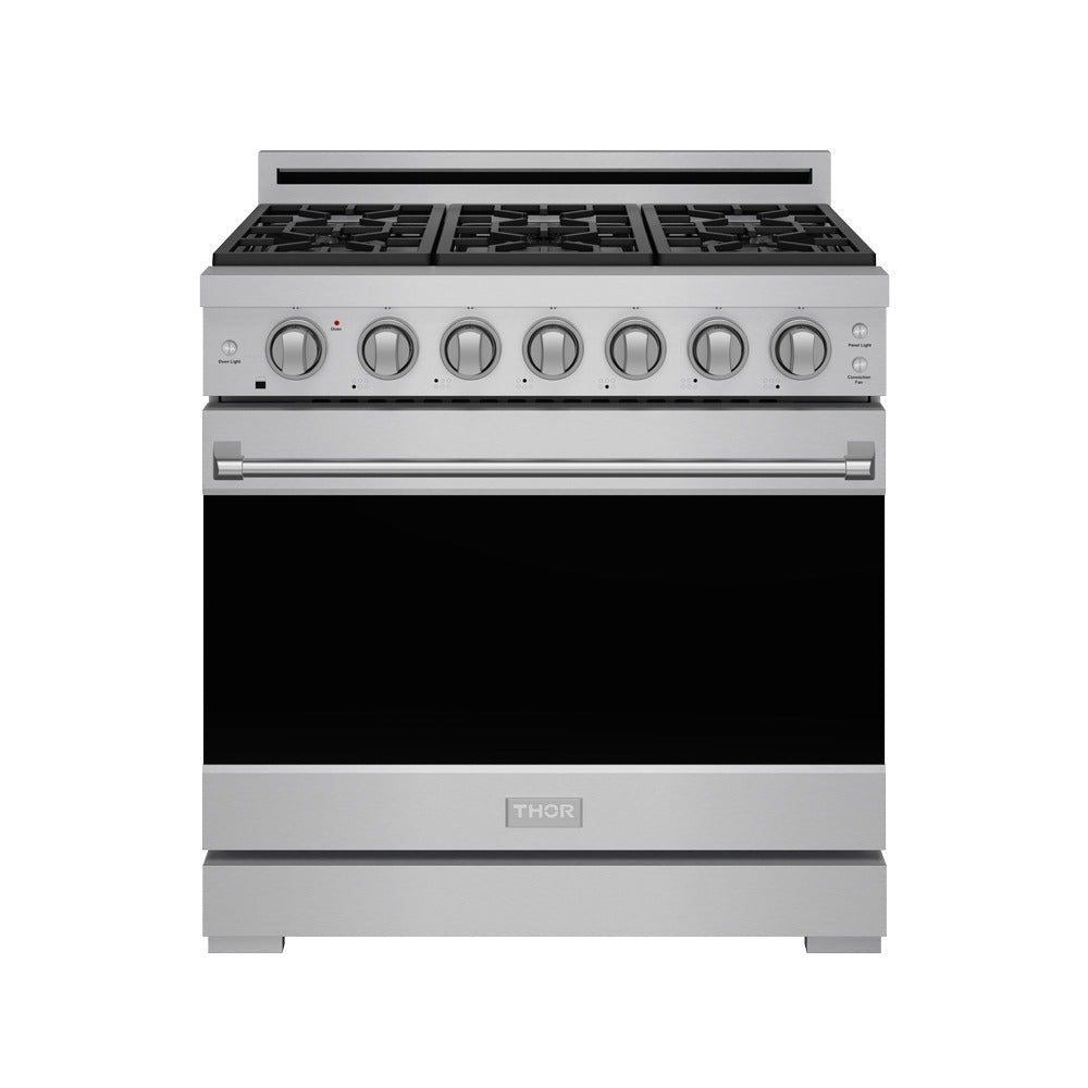 Gordon Ramsay Series 36" Pro Gas Range in Stainless Steel in LP (RSG36PLP)