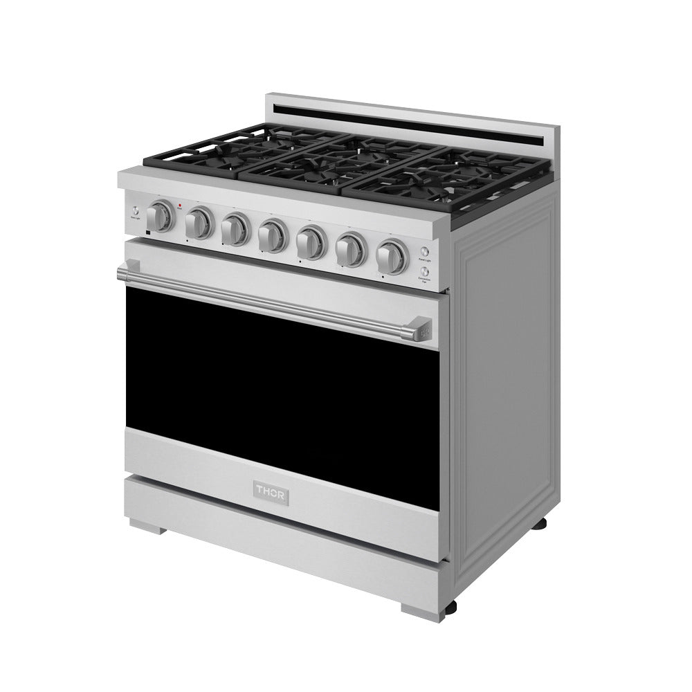 Gordon Ramsay Series 36" Pro Gas Range in Stainless Steel in LP (RSG36PLP)