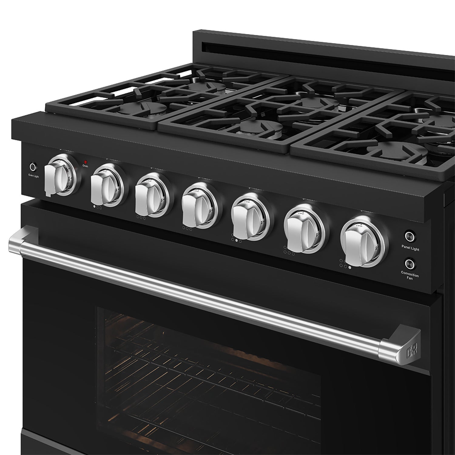 Gordon Ramsay Series 36" Gas Range in Black/Stainless Steel in LP (RSG36BLP-SS)