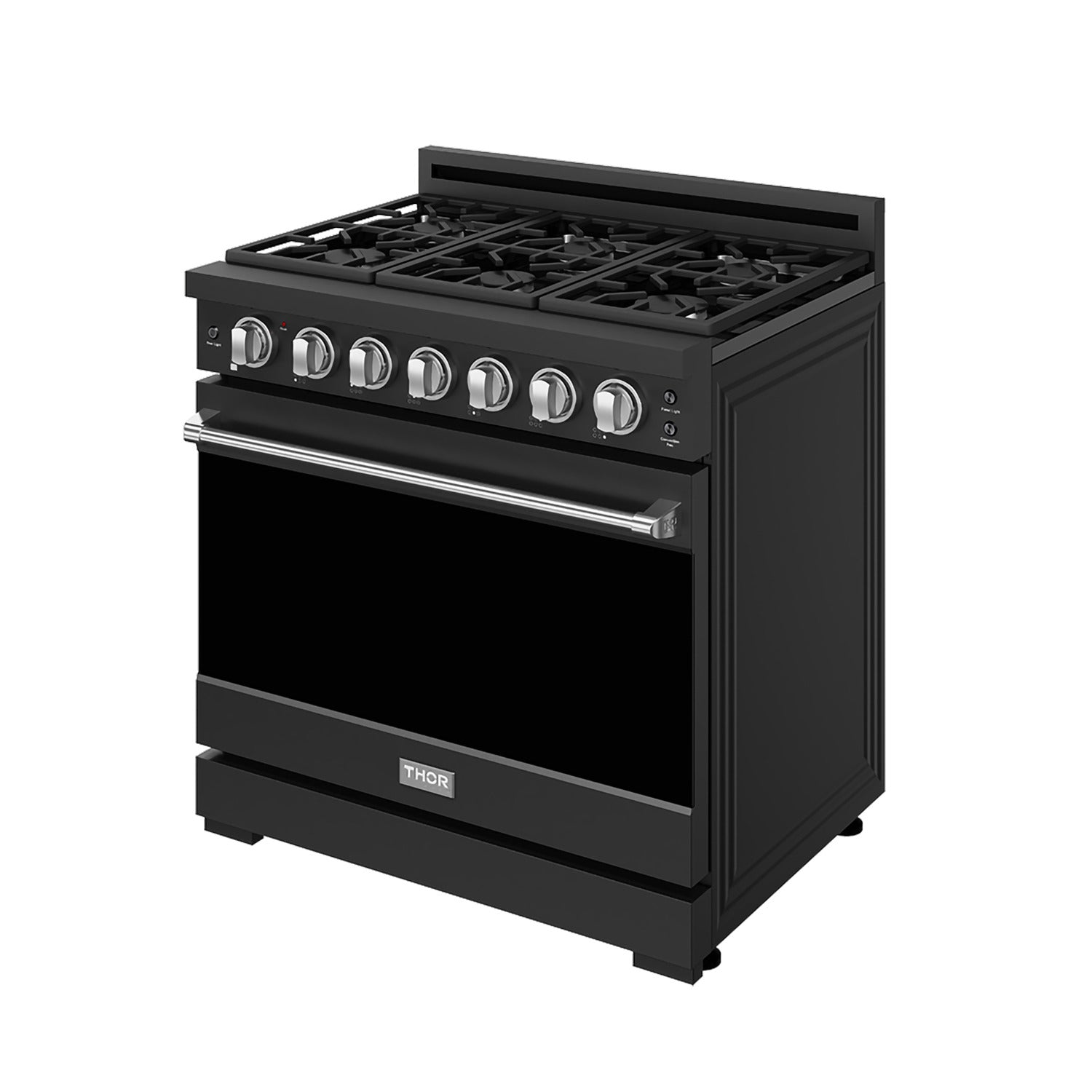 Gordon Ramsay Series 36" Gas Range in Black/Stainless Steel in LP (RSG36BLP-SS)