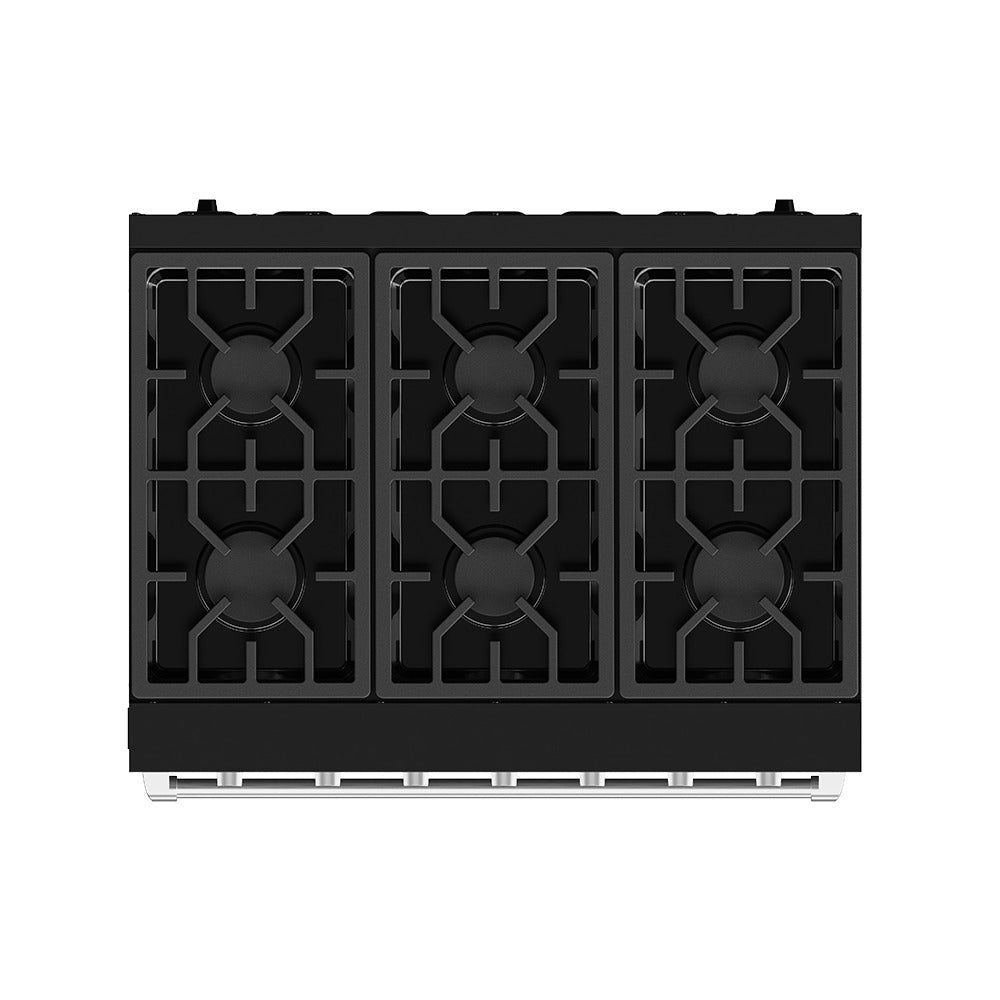 Gordon Ramsay Series 36" Gas Range in Black/Stainless Steel in LP (RSG36BLP-SS)